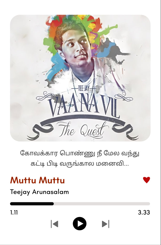 Muttu Muttu – Vaanavil | Energetic Tamil Song Polaroid
