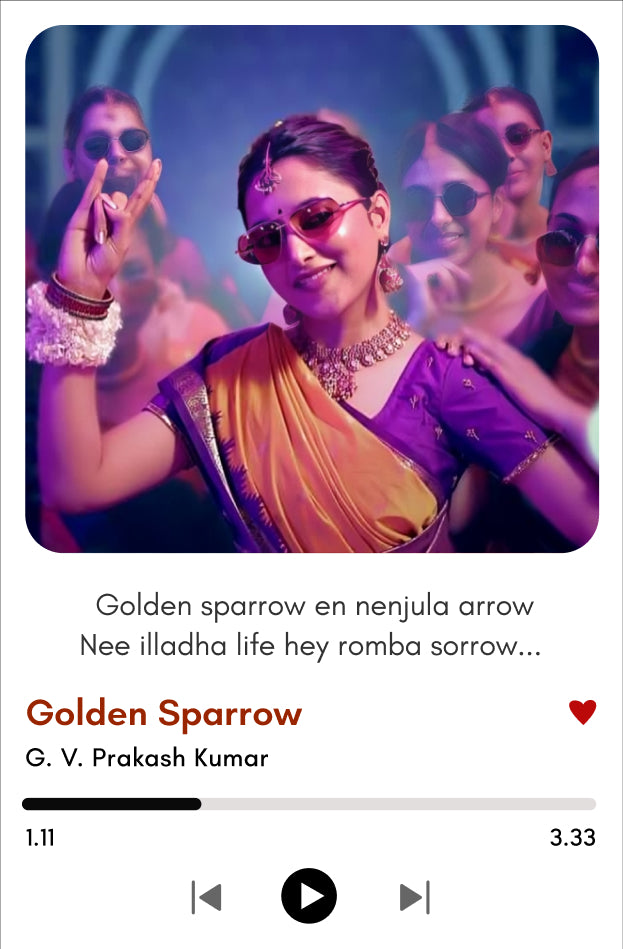 Golden Sparrow | Nilavuku Enmel Yennadi Kovam Polaroid