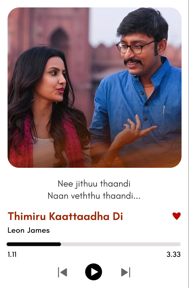Thimiru Kaattadadha Di β Trendy Polaroid Print