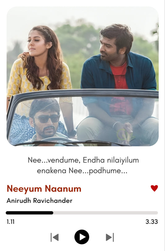 Neeyum Naanum – Naanum Rowdy Dhaan Polaroid