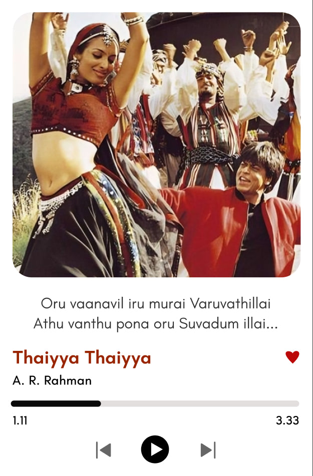 Thakka Thaiya Thaiya – Uyire Movie Polaroid