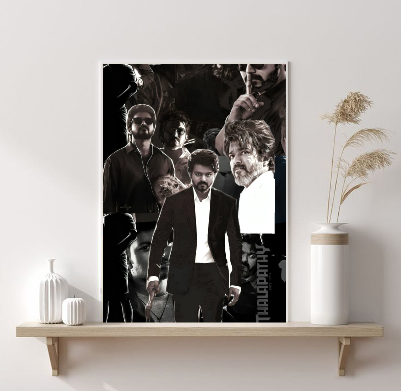 Thalapathy Vijay A4 Poster – Mass Look Collection