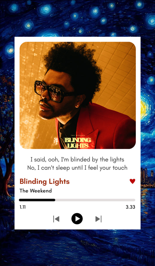 Blinding Lights – Neon Nights in Motion | The Weekend