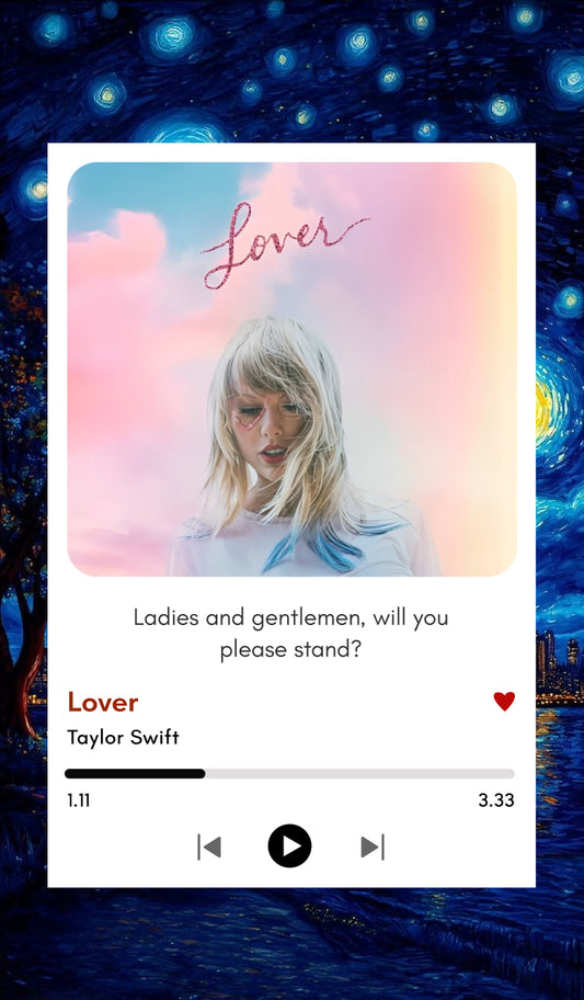 Lover | Taylor Swift Polaroid – Aesthetic Love Vibes