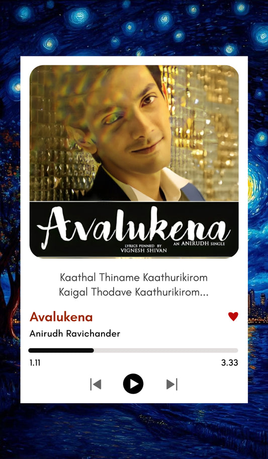 Avalukena Polaroid – Anirudh Ravichander | Soulful Love Frame
