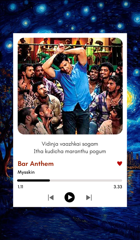 Bar Anthem – Cheers to Chaos | Tamil cinema