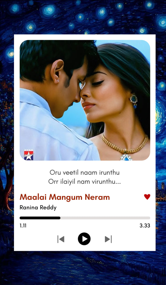 Maalai Mangum Neram – Romantic Polaroid Print