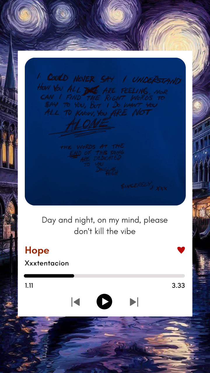 Hope – XXXTentacion Tribute Polaroid | XXX Tentacion