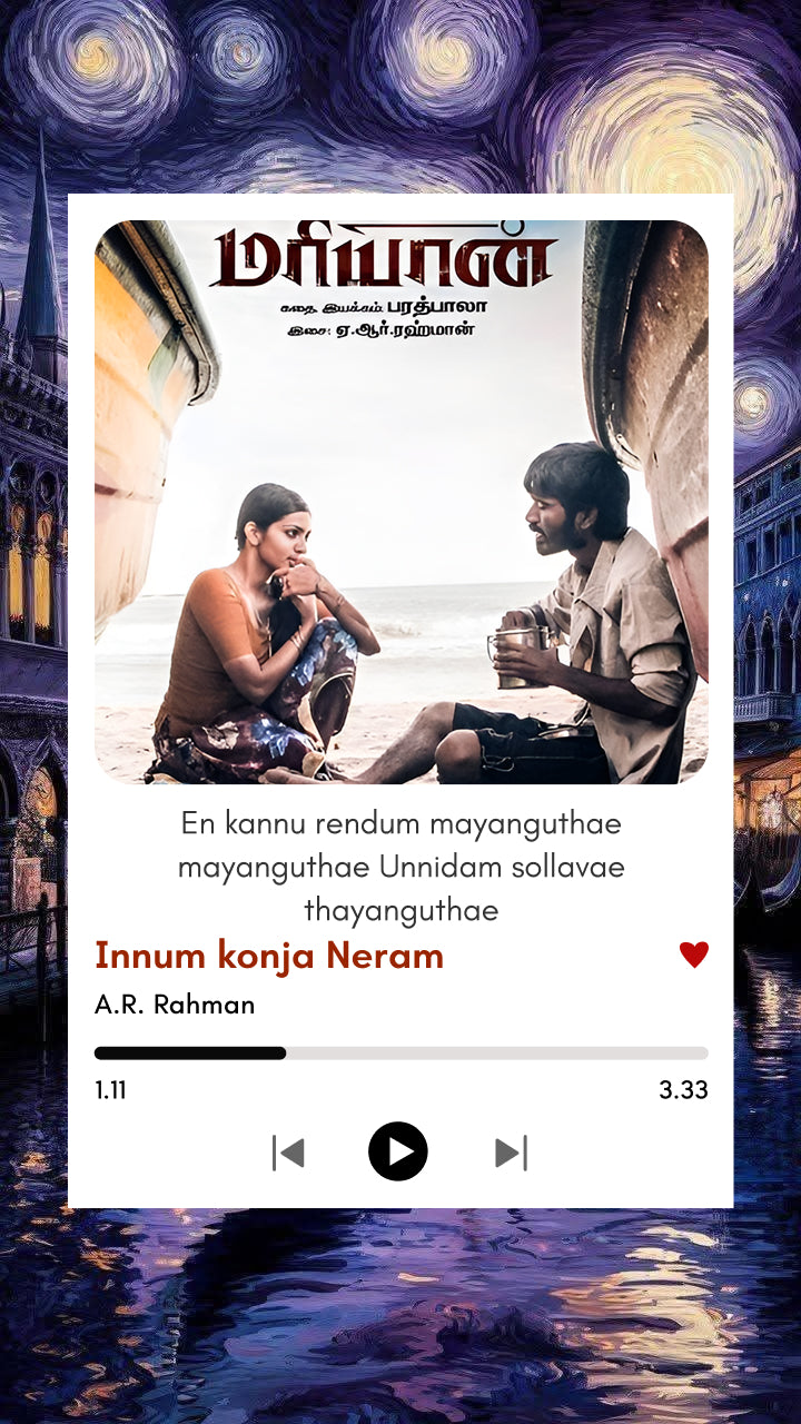Innum Konja Neram | Maryan Polaroid Tribute