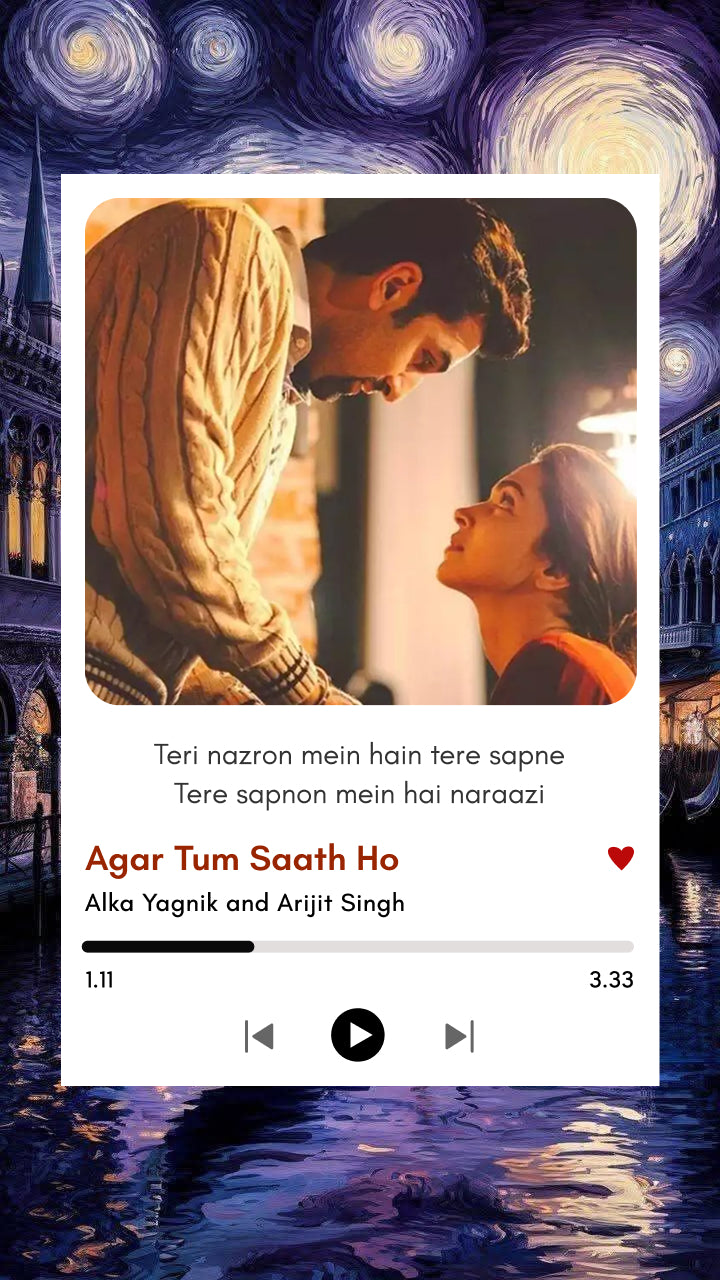 Agar Tum Saath Ho |Soulful Silence | Musical Polaroid
