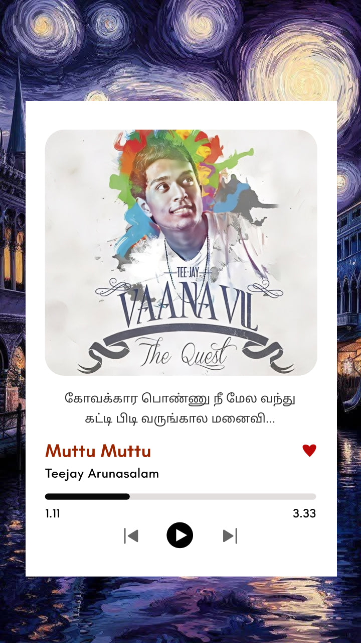 Muttu Muttu – Vaanavil | Energetic Tamil Song Polaroid