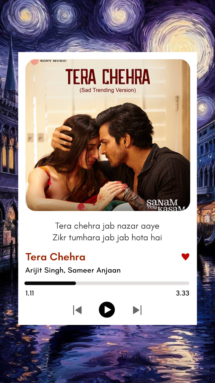 Tera Chehra – Sanam Teri Kasam