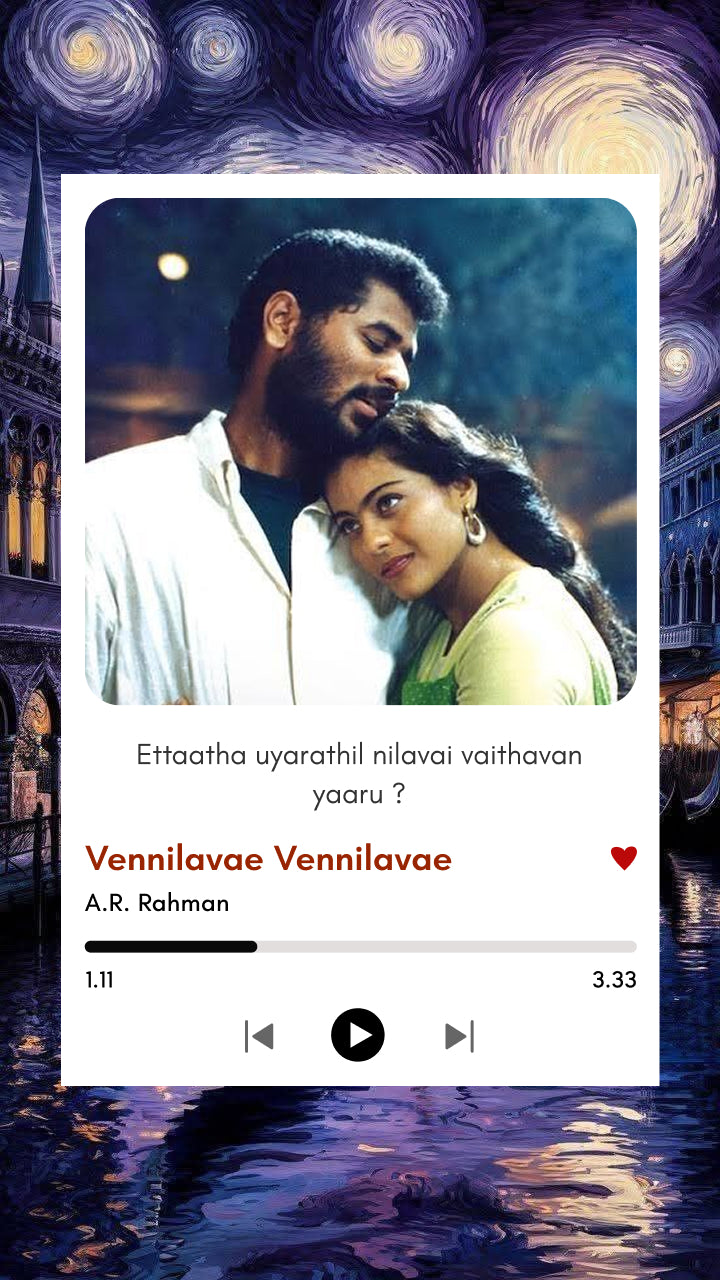 Vennilavae Vennilavae – Moonlit Melody Polaroid