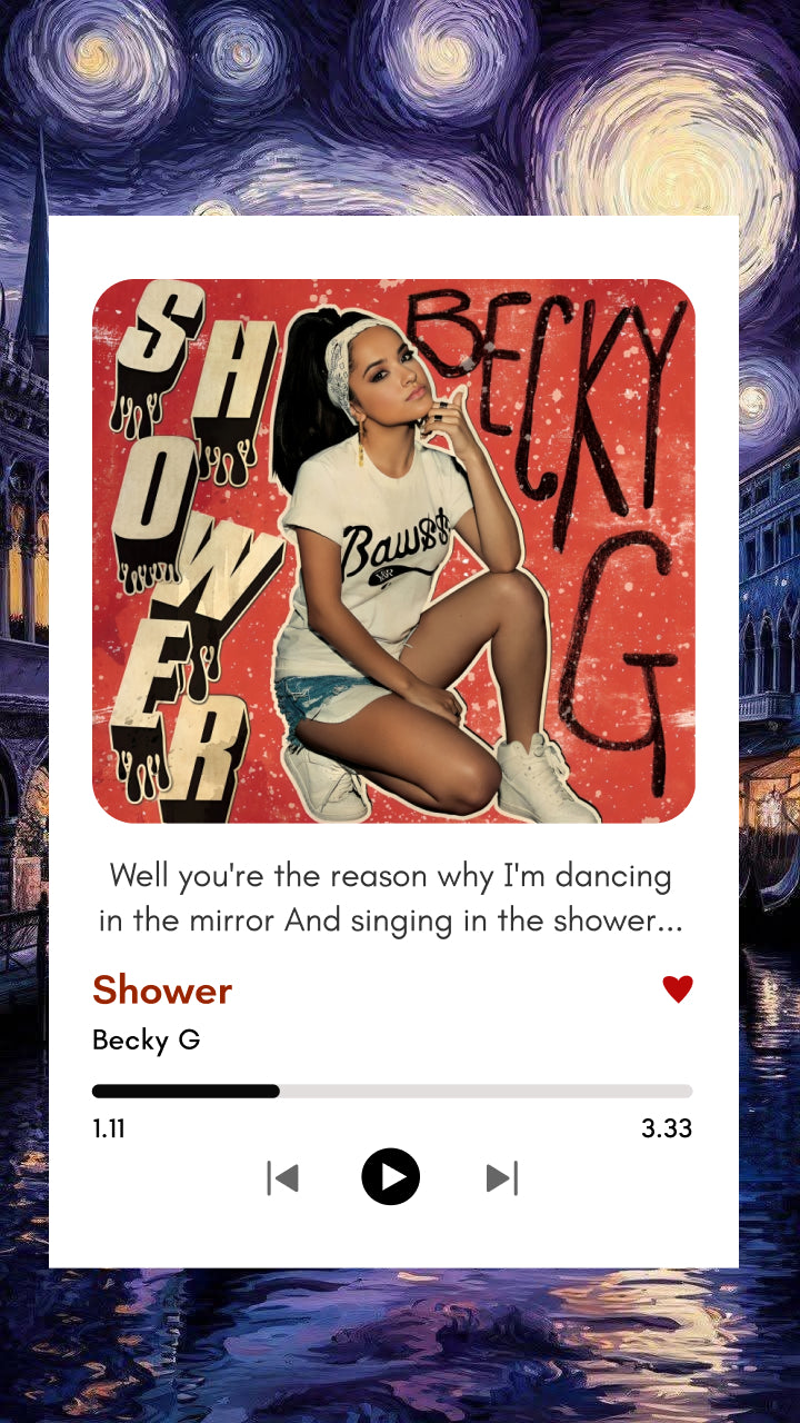 Shower – Becky G | Feel-Good Pop Song Polaroid