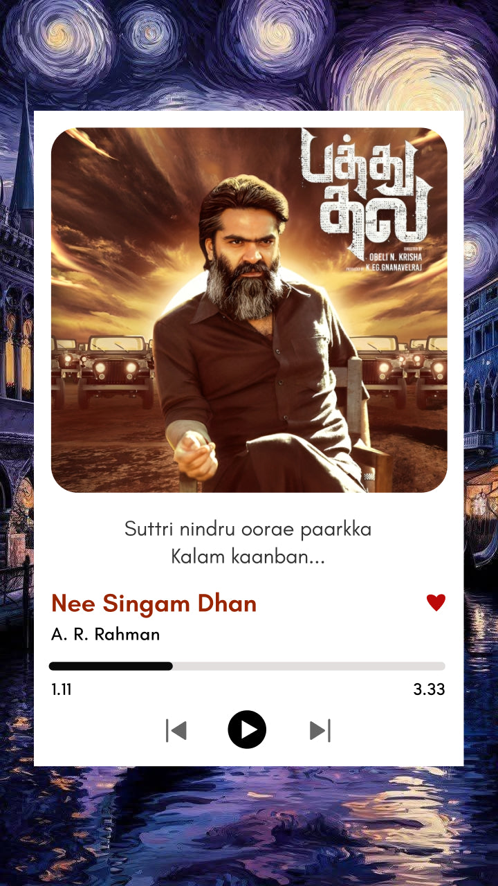 Nee Singam Dhan | Pathu Thala Polaroid – Power & Emotion