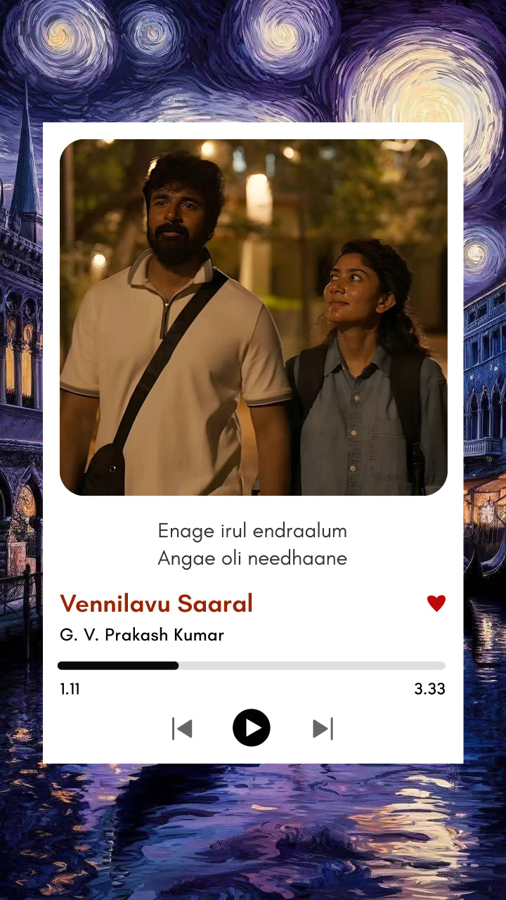 Vennilavu Saaral | Amaran