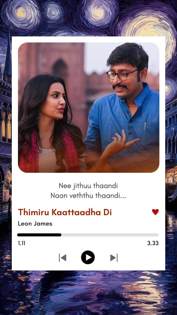 Thimiru Kaattadadha Di β Trendy Polaroid Print