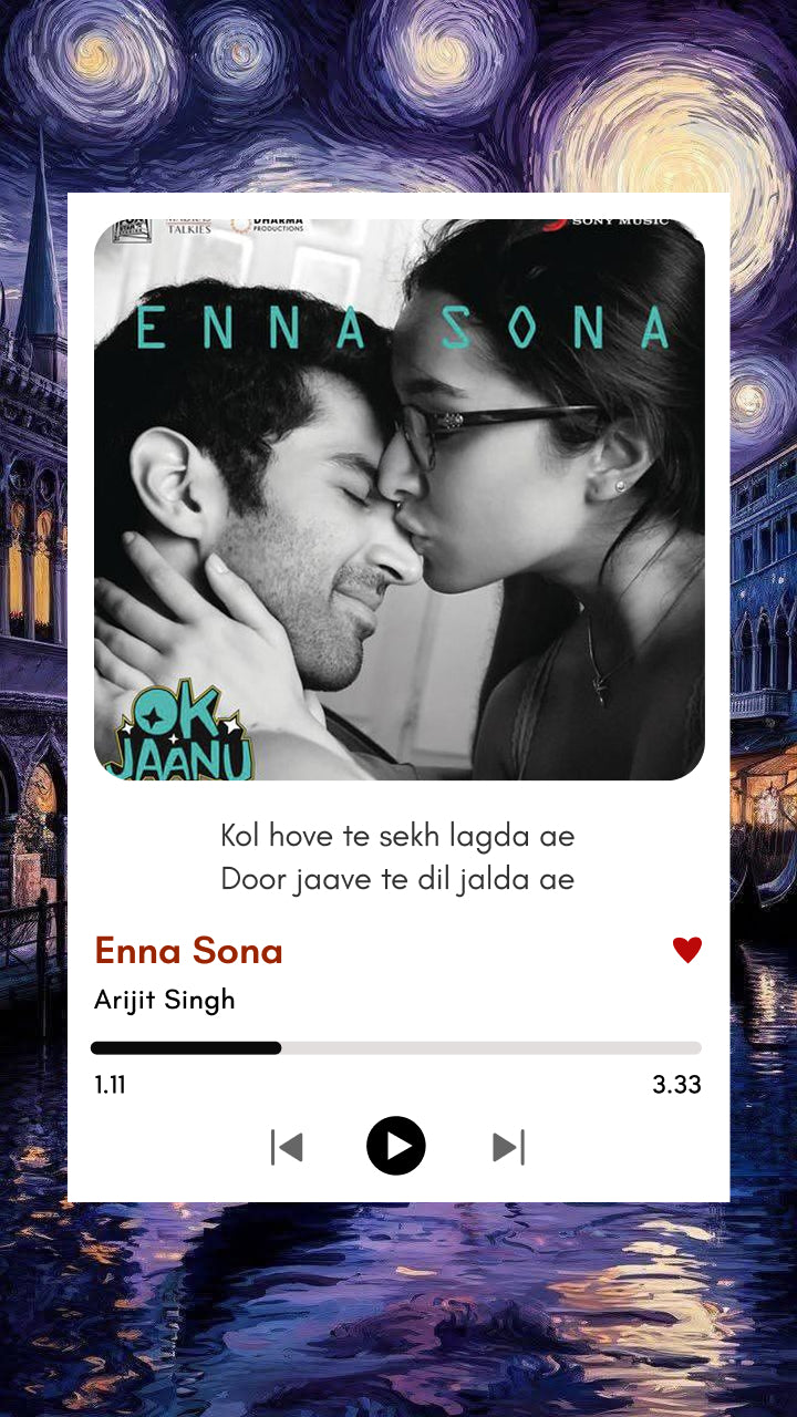 Enna Sona – The Perfect Moment of Love |OK Jaanu