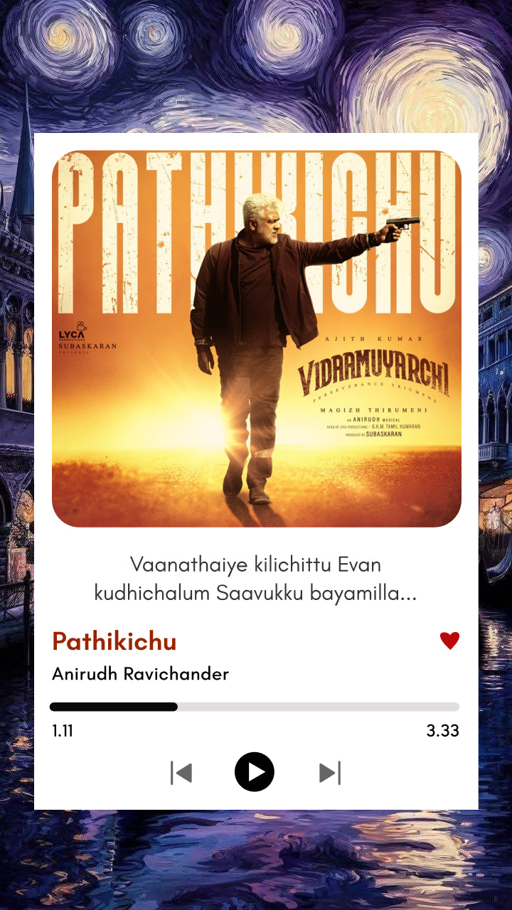 Pathikichu Polaroid β Ajith Kumar | Vidamuyarchi