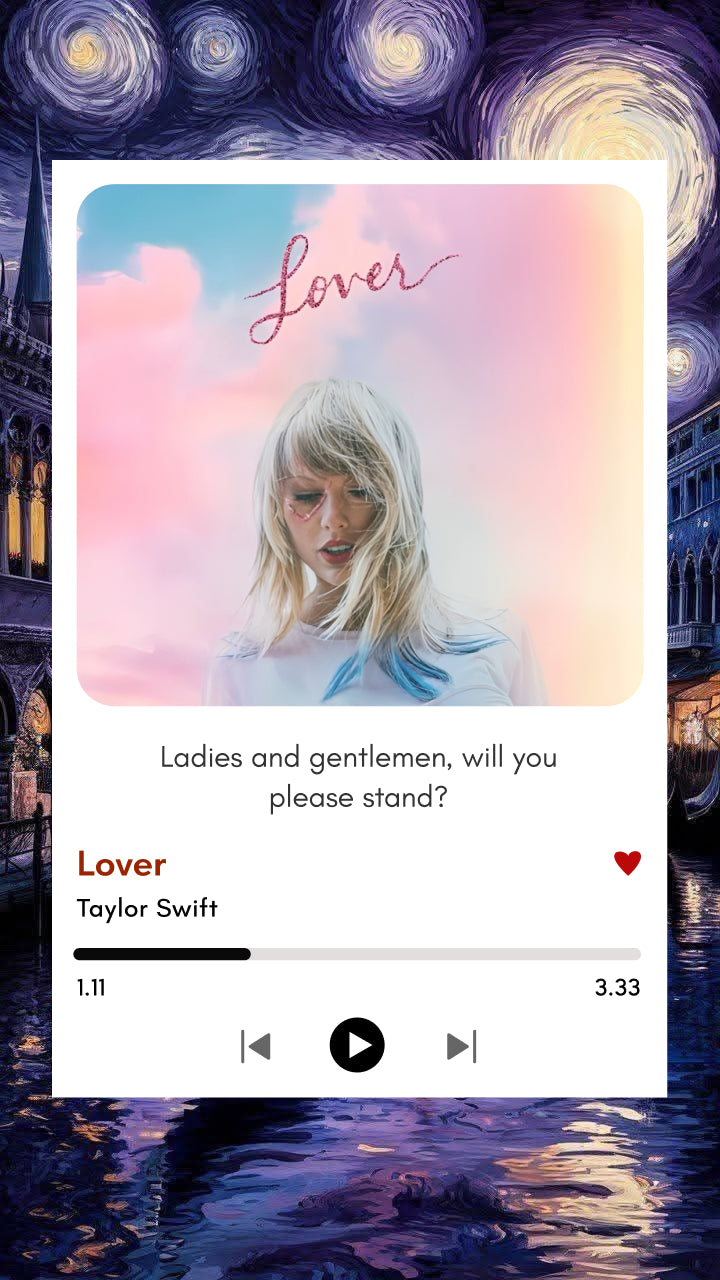 Lover | Taylor Swift Polaroid – Aesthetic Love Vibes
