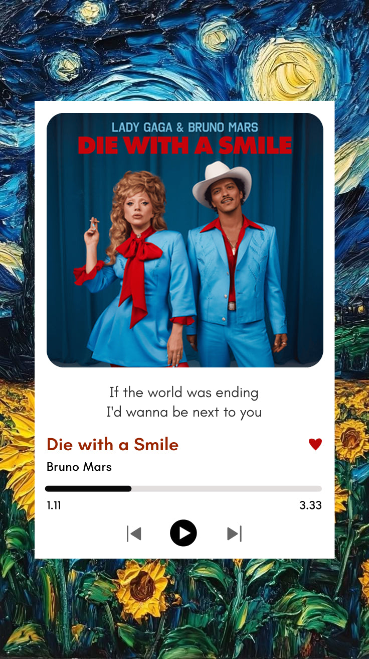 Die with a Smile |Retro Love, Forever Vibes