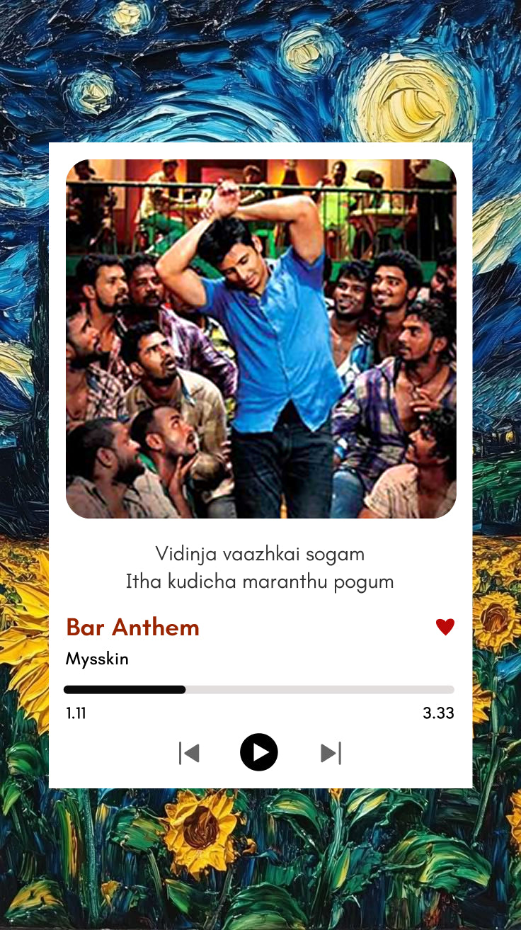 Bar Anthem – Cheers to Chaos | Tamil cinema