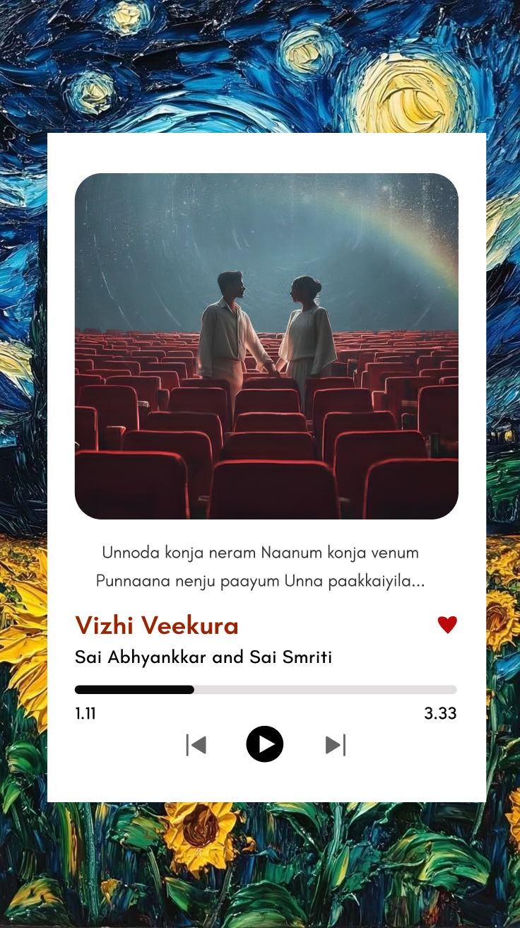 Vizhi Veekura – A Soothing Tamil Love Song Polaroid