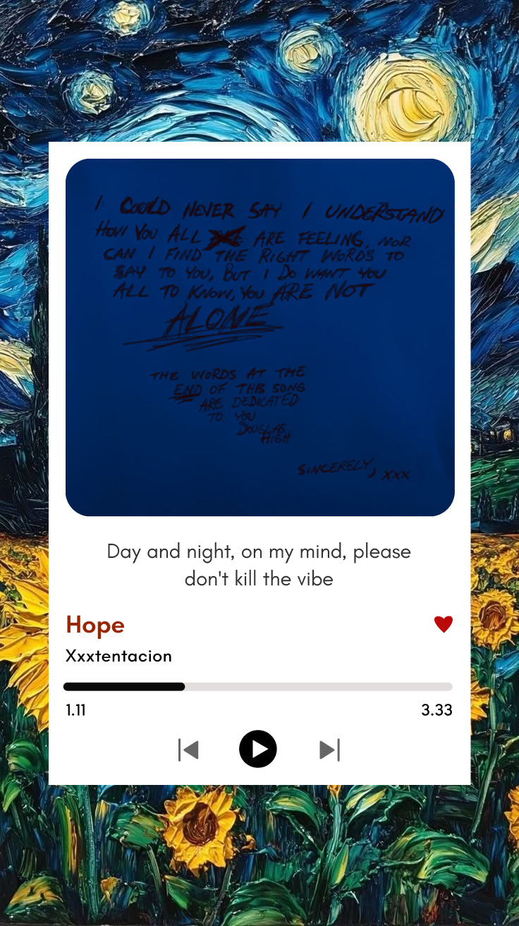 Hope – XXXTentacion Tribute Polaroid | XXX Tentacion