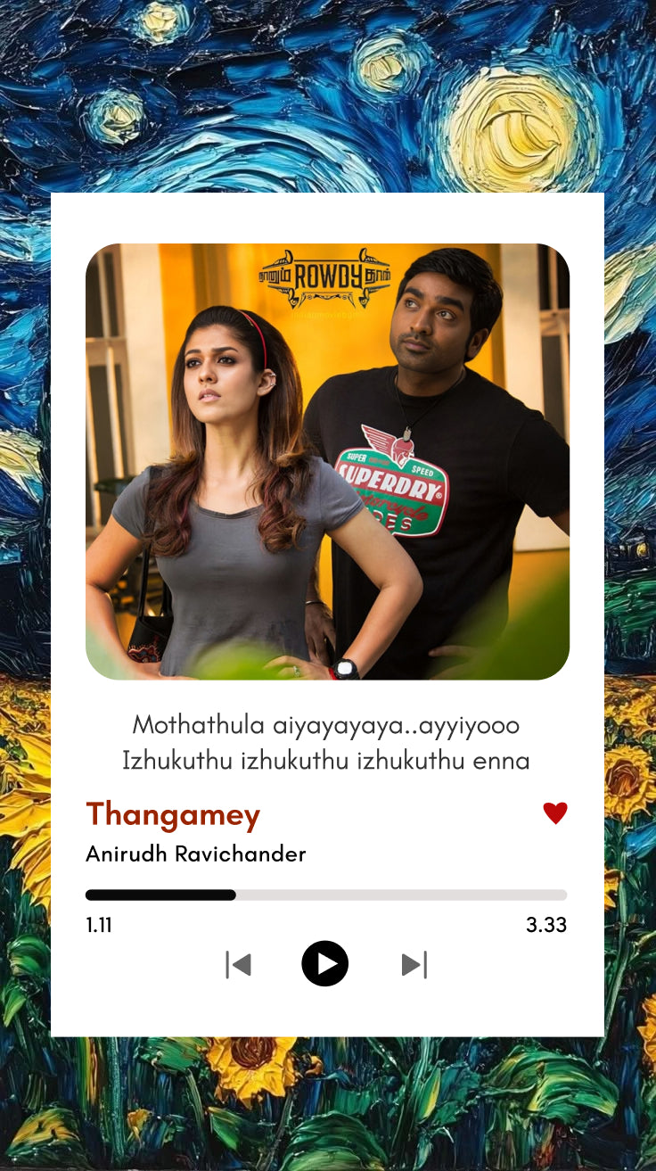 Thangamey – Anirudh Ravichander | Fun & Energetic Tamil Song Polaroid
