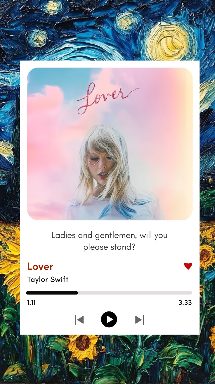 Lover | Taylor Swift Polaroid – Aesthetic Love Vibes