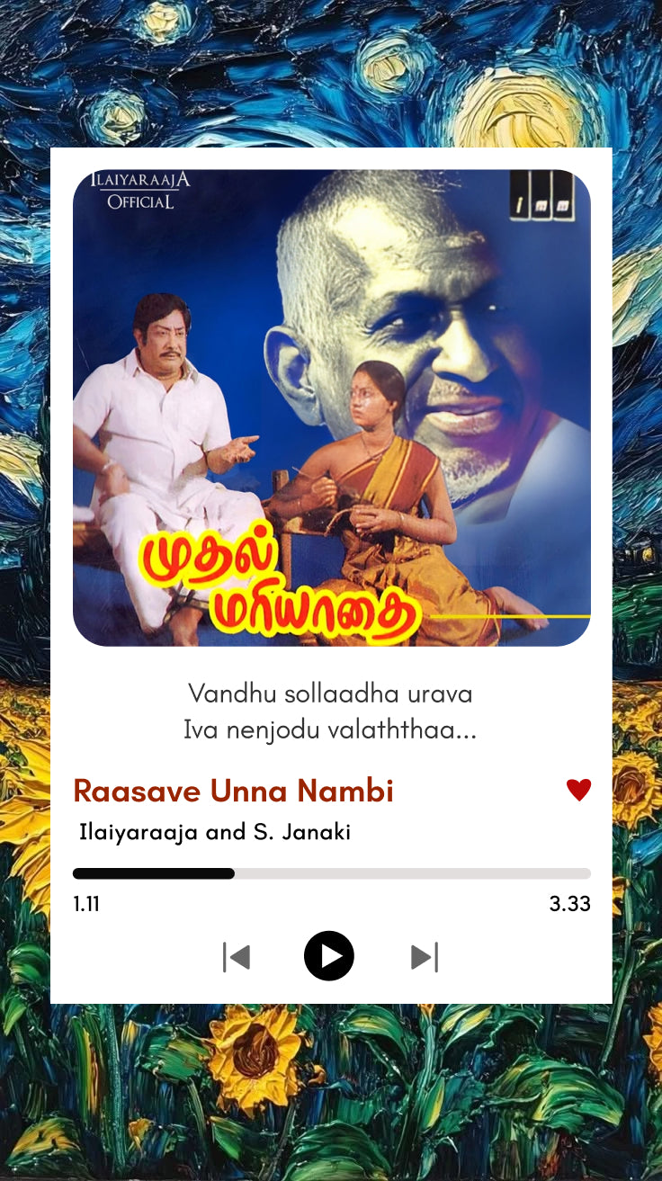 Raasave Unna Nambi β Muthal Mariyathai Polaroid