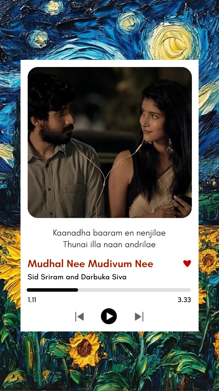 Mudhal Nee Mudivum Nee | Sid Sriram