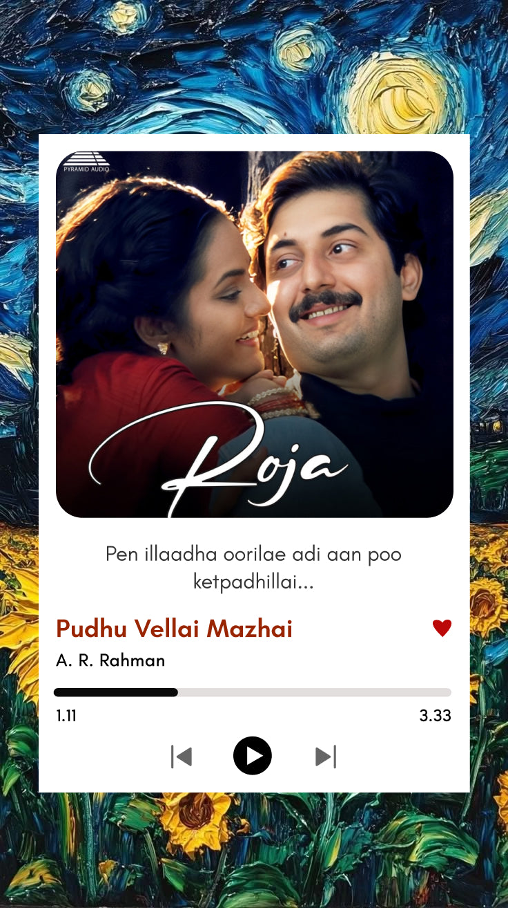 Pudhu Vellai Mazhai – Roja Polaroid