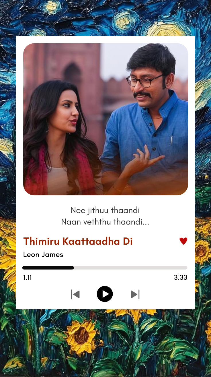 Thimiru Kaattadadha Di β Trendy Polaroid Print