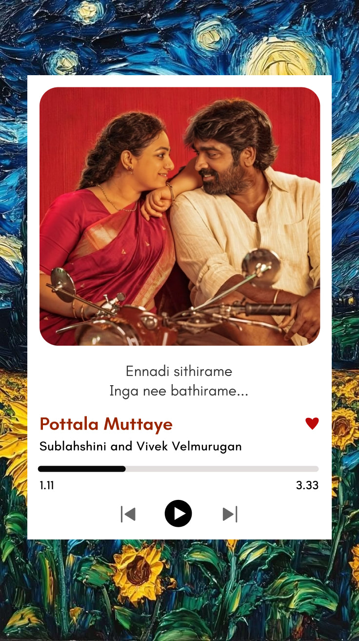 Pottala Muttaye β Thalaivan Thalaivi Polaroid Print