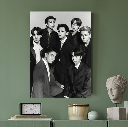 BTS A4 Wallposter – Black & White Edition (₹30 Only)