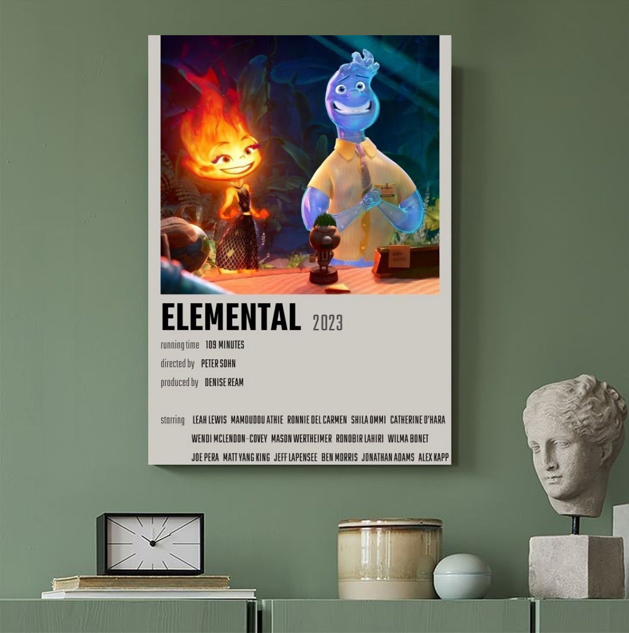 ELEMENTAL Movie Poster – A4 (₹30)