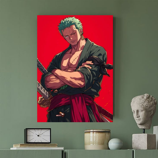 Zoro One Piece Anime A4 Wallposter