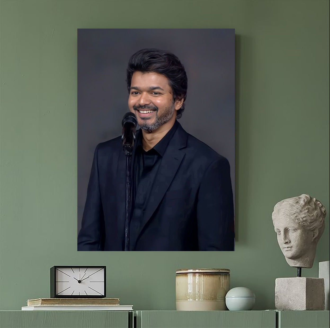 Thalapathy Vijay A4 Poster – Smile & Style Edition