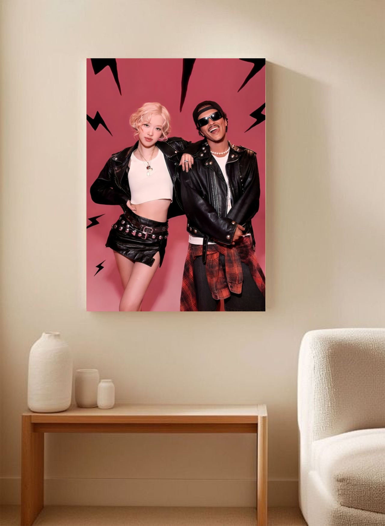 Rosé x Bruno Mars Poster