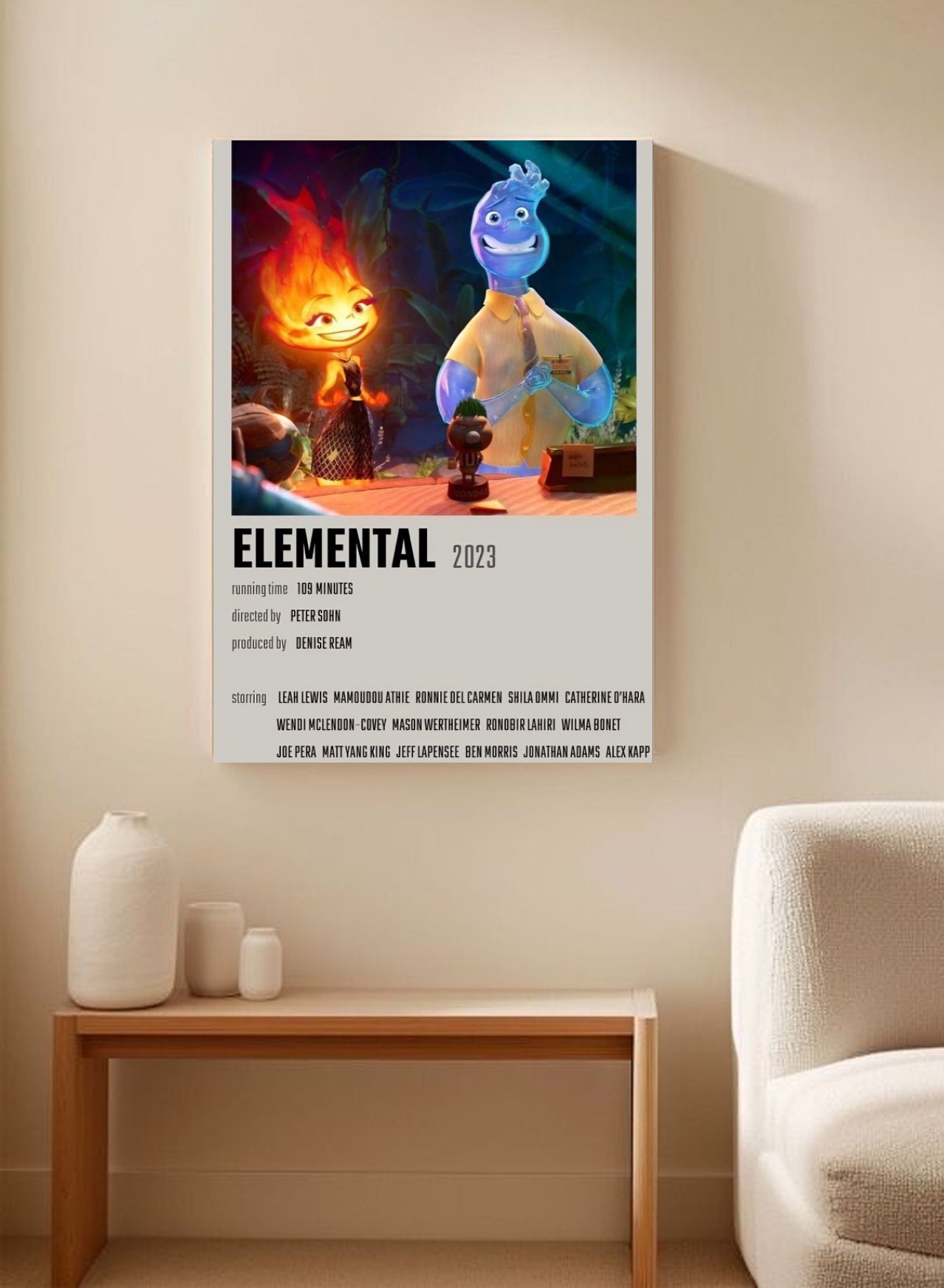 ELEMENTAL Movie Poster – A4 (₹30)