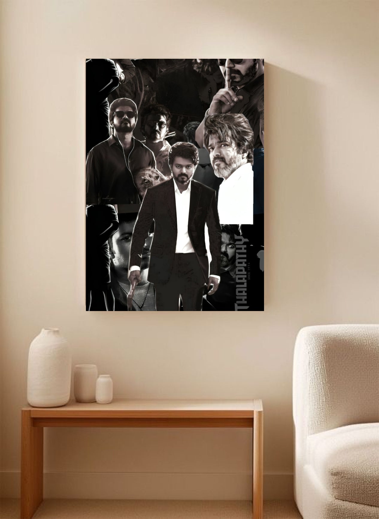 Thalapathy Vijay A4 Poster – Mass Look Collection