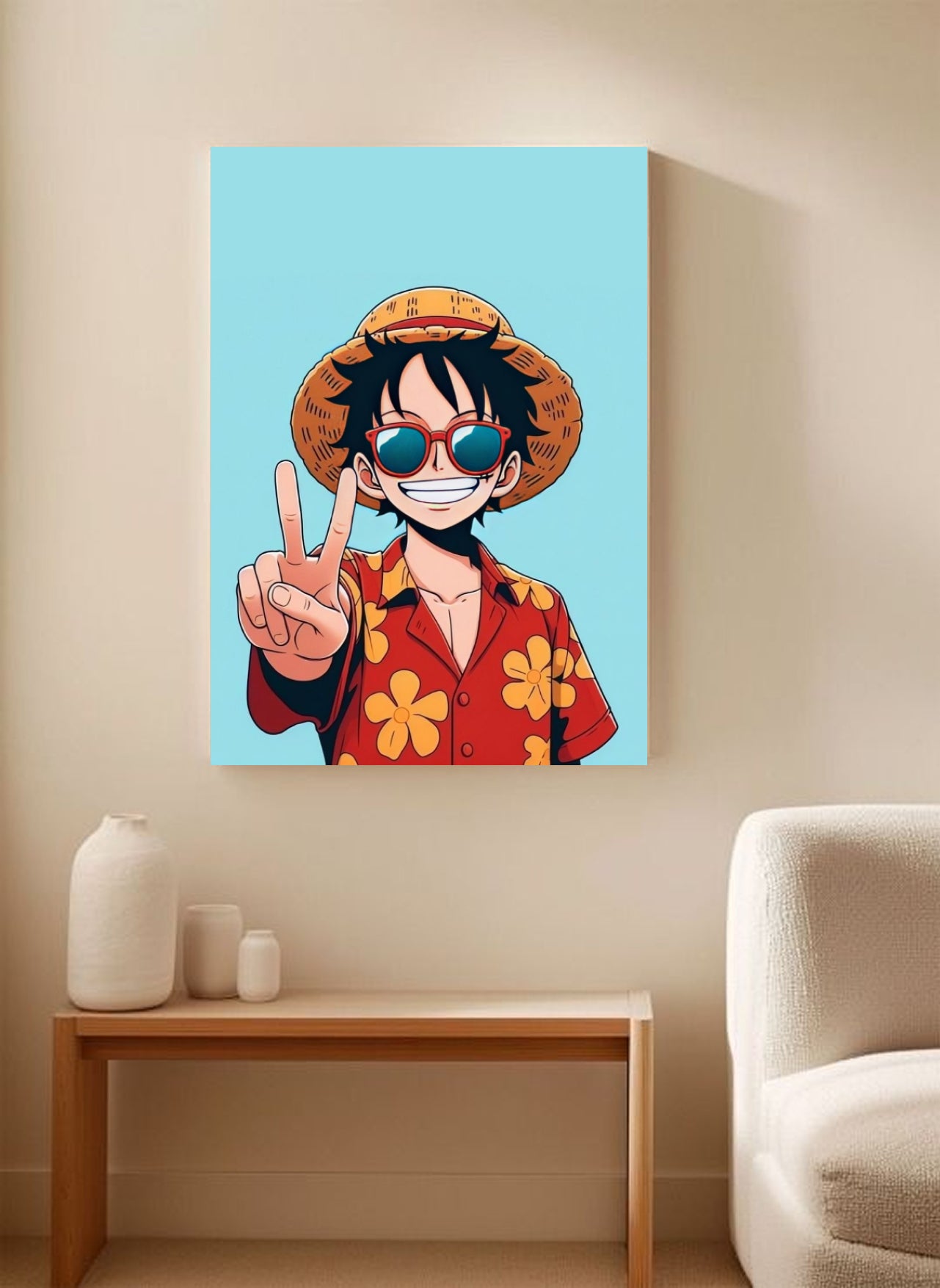 Luffy One Piece A4 Poster