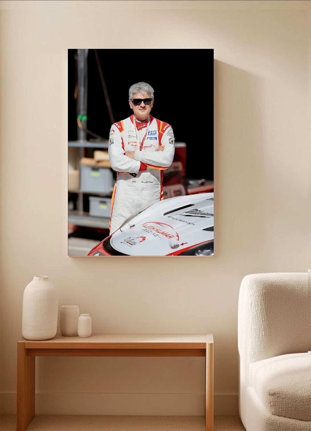 AK Racing Vibes A4 Poster