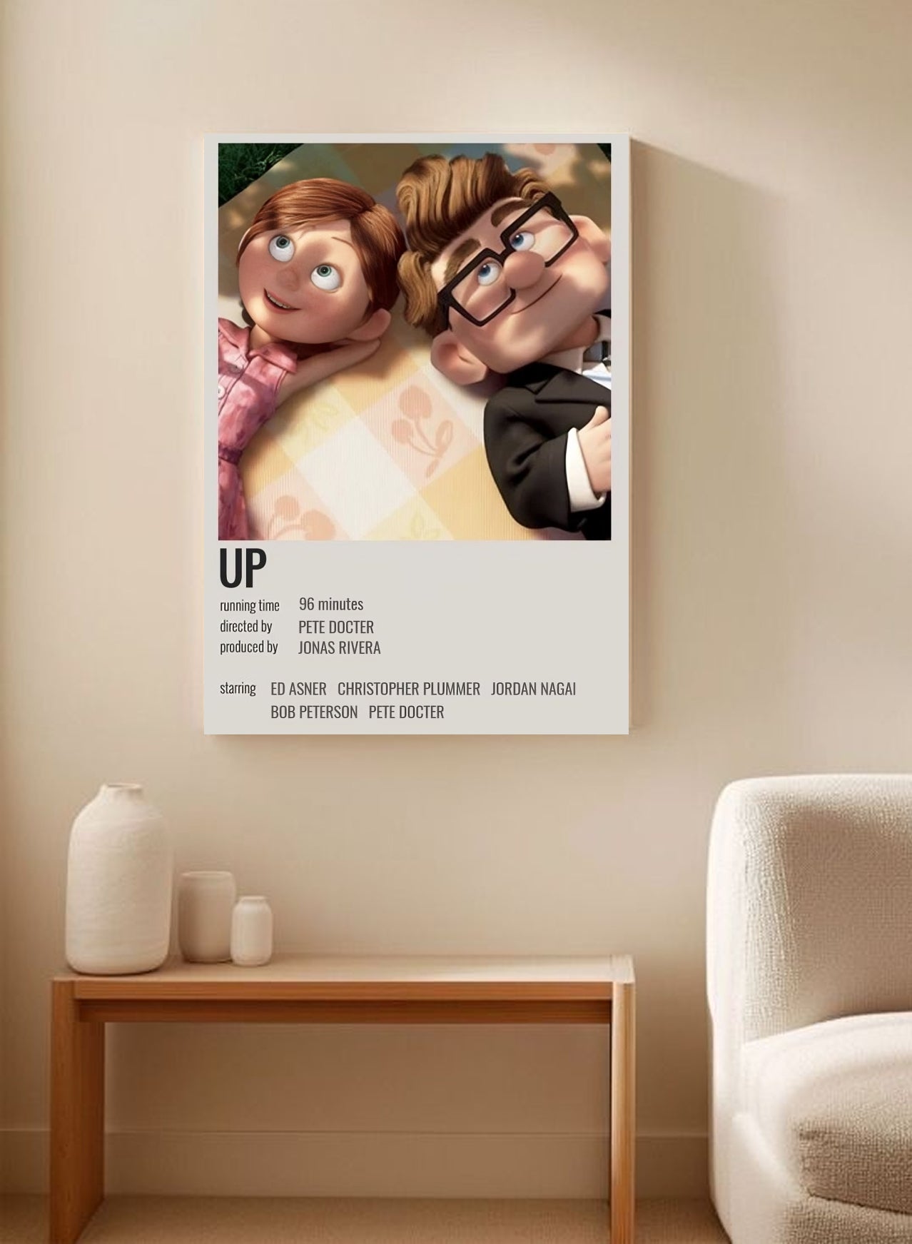 UP Movie A4 Poster – Carl & Ellie | ₹30 Only
