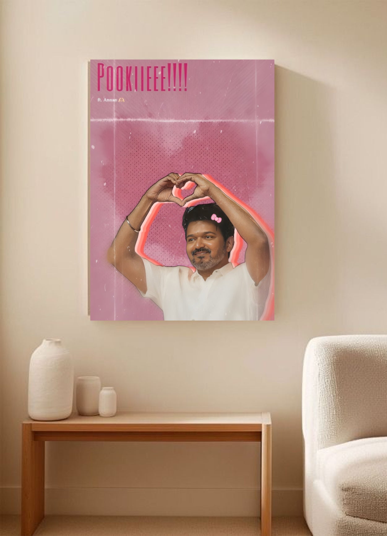 Pookie – Thalapathy Vijay A4 Poster