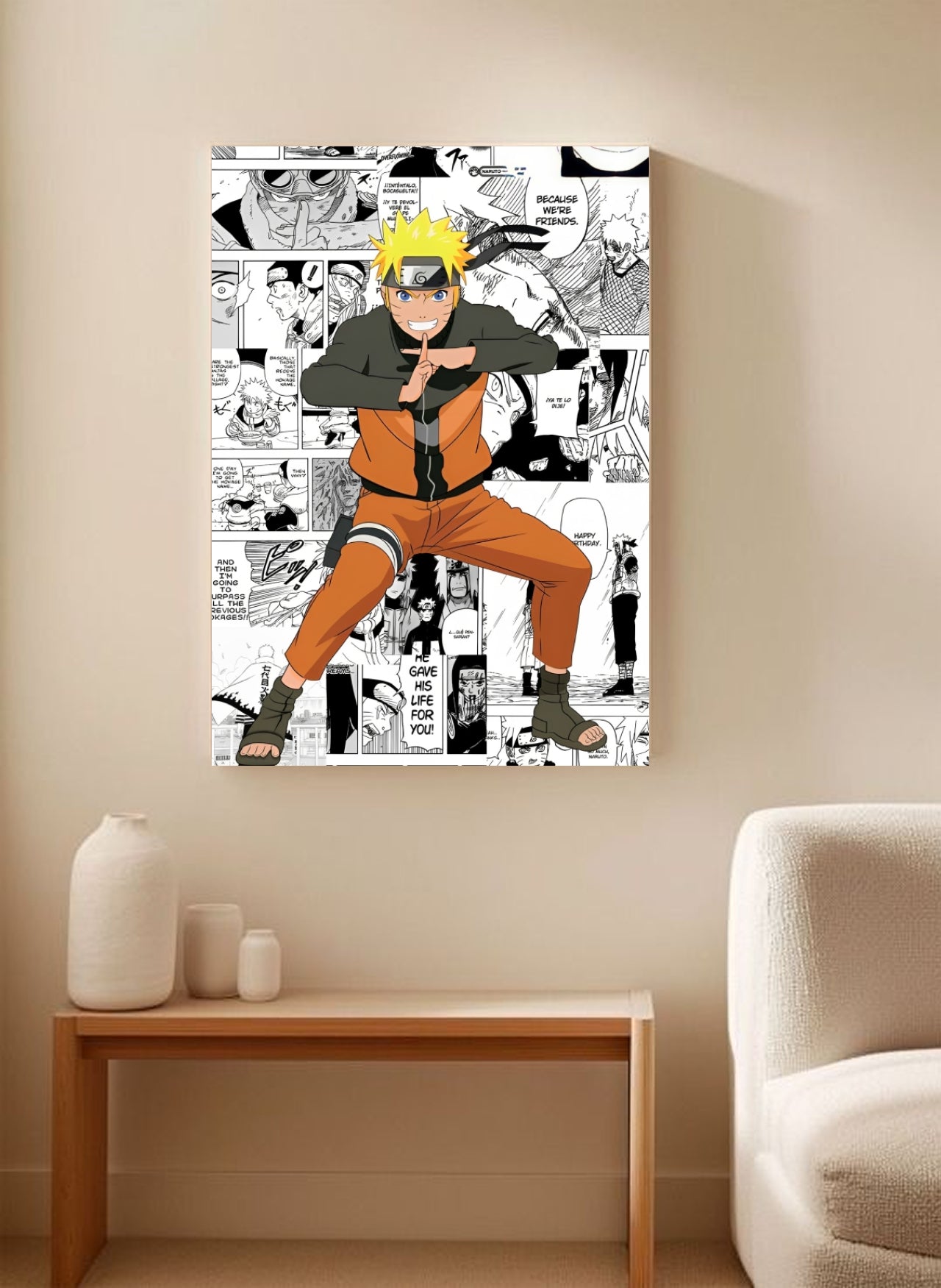 Naruto Uzumaki A4 Wall Poster