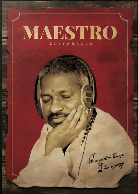 Ilaiyaraaja Maestro A4 Poster – ₹30 – Music Lovers Collection