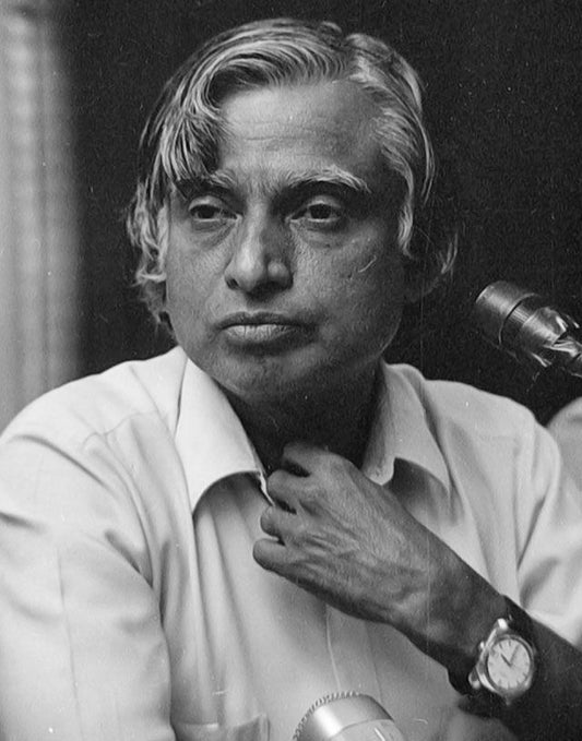 Dr. Kalam: Black & White Inspiration Poster