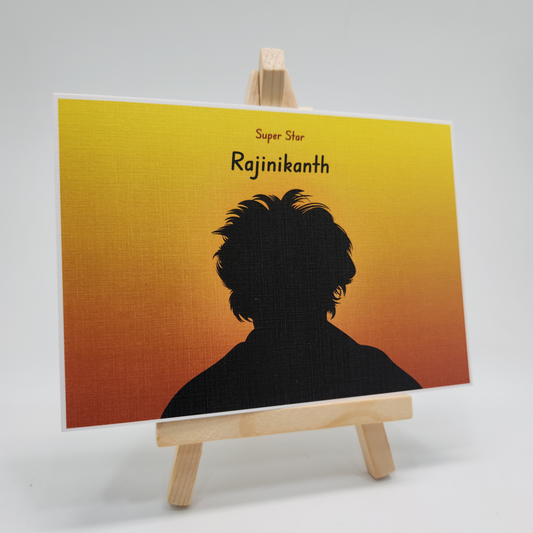 Rajinikanth Tabletop Calendar: Celebrating a Cinema Legend